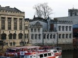 Image showing boats on the river in York