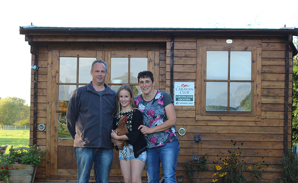 Image showing the owners of Field House Farm CL in 2015